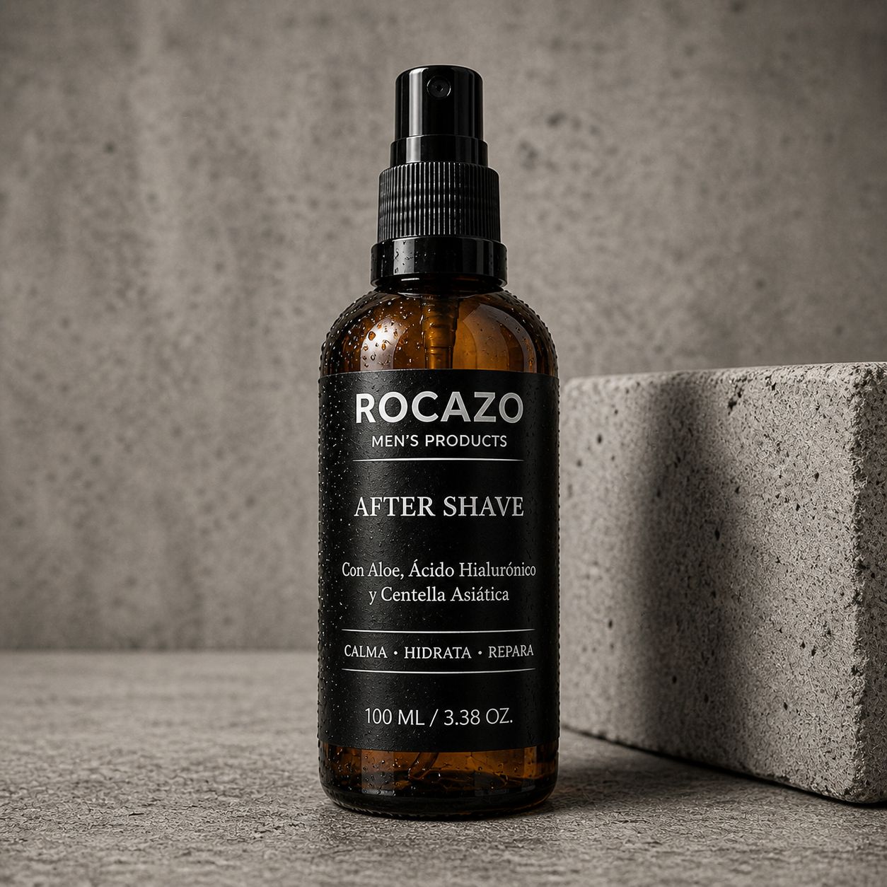 After Shave para Hombre Rocazo – Crema Calmante y Reparadora para Piel Irritada
