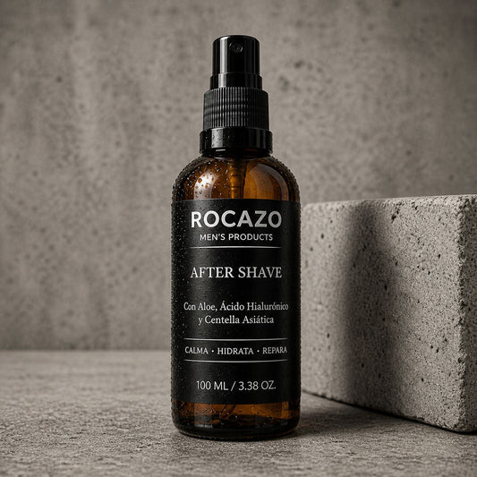 After Shave para Hombre Rocazo – Crema Calmante y Reparadora para Piel Irritada