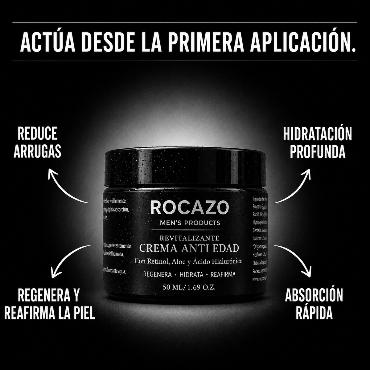 Crema revitalizante anti edad ROCAZO