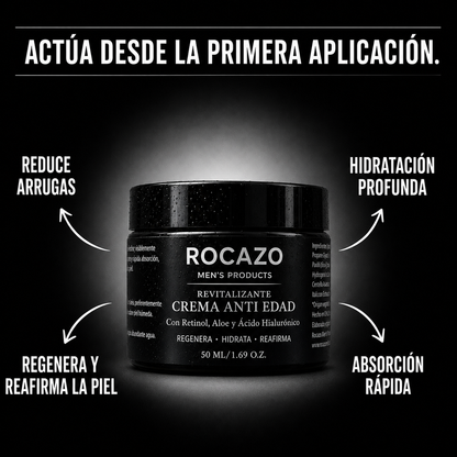 Crema revitalizante anti edad ROCAZO